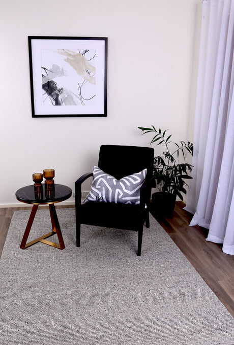 Astro Handtufted Wool Steel