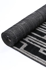 Aegean Anthrasite Grey Matrix Rug BRAVEN