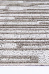 Aegean Cream Grey Matrix Rug BRAVEN