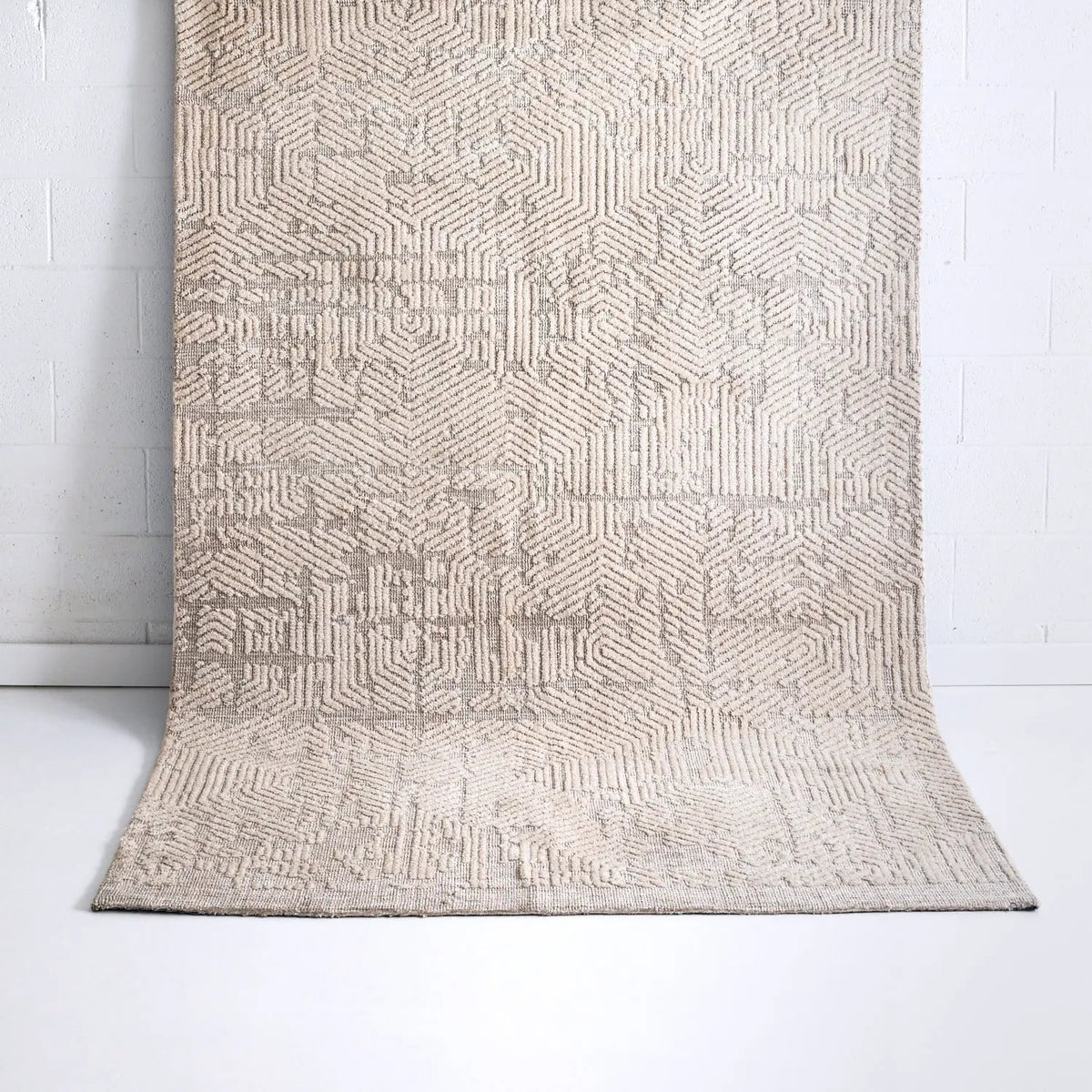 Avalon Abstract Floor Rug Ivory - DecoRug – Love That Homewares