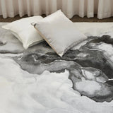 Befa Marble Ink Black & Grey Rug DecoRug