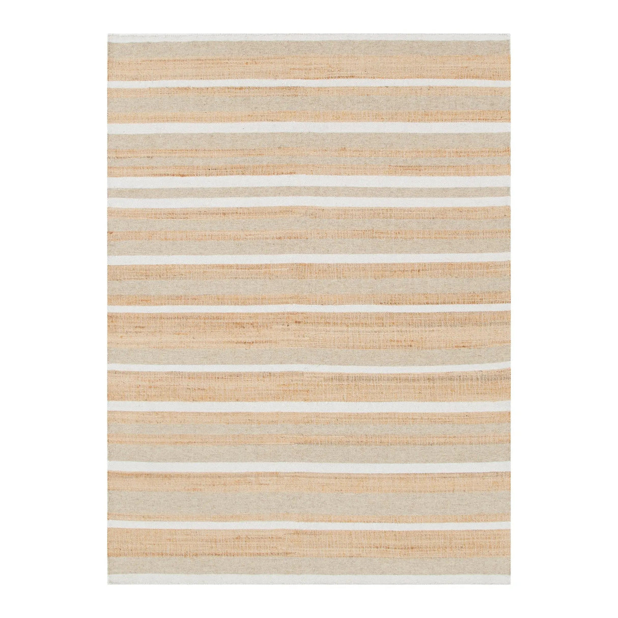 Bondi Jute Striped Rug Natural DREAMHOME