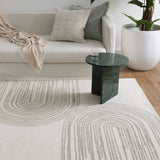 Brighton Ivory Beige Wool Rug MAARIA