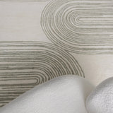 Brighton Ivory Beige Wool Rug MAARIA