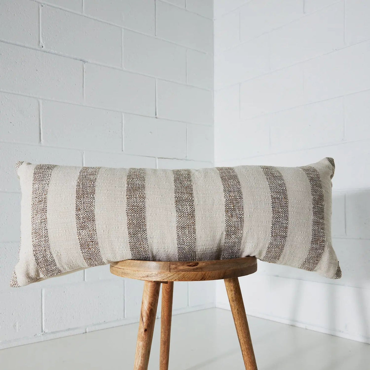 Albina Cushion 35x90cm Ivory/Brown CELADON