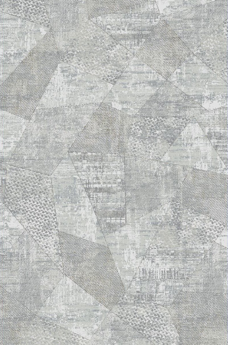 Charm Shapes Grey Beige Rug