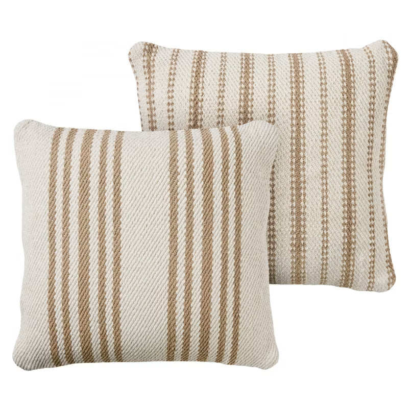 Connor Cushion 50x50 Taupe/Natural
