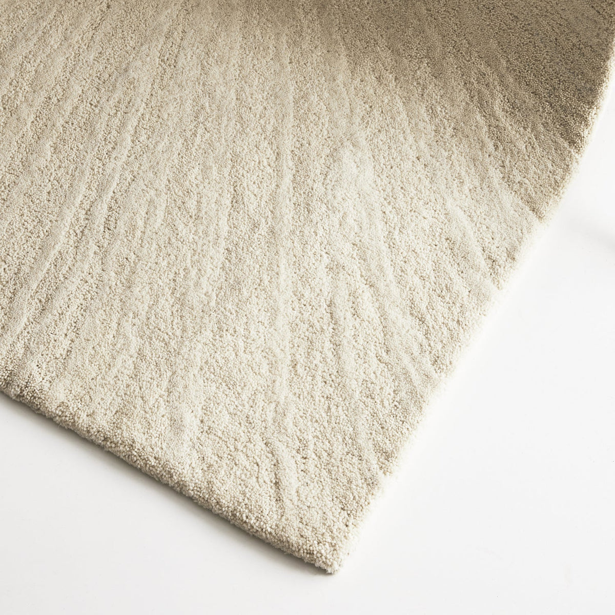 Calen Ivory Grey Wool Rug MAARIA