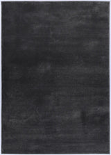 Cascade Charcoal Plain Rug BRAVEN