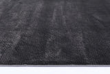 Cascade Charcoal Plain Rug BRAVEN