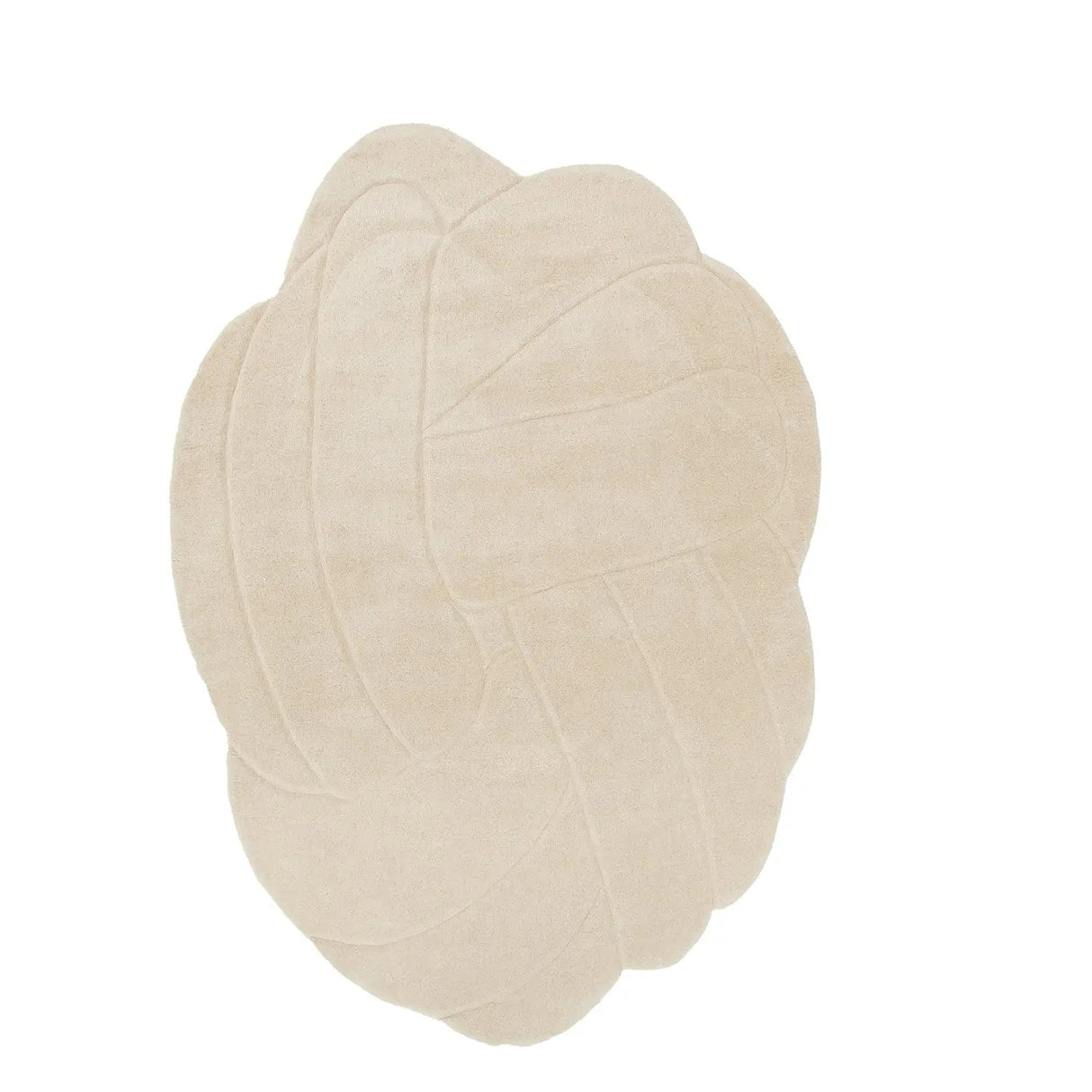 Coral Irregular Wool Rug MYHOMECOLLECTION