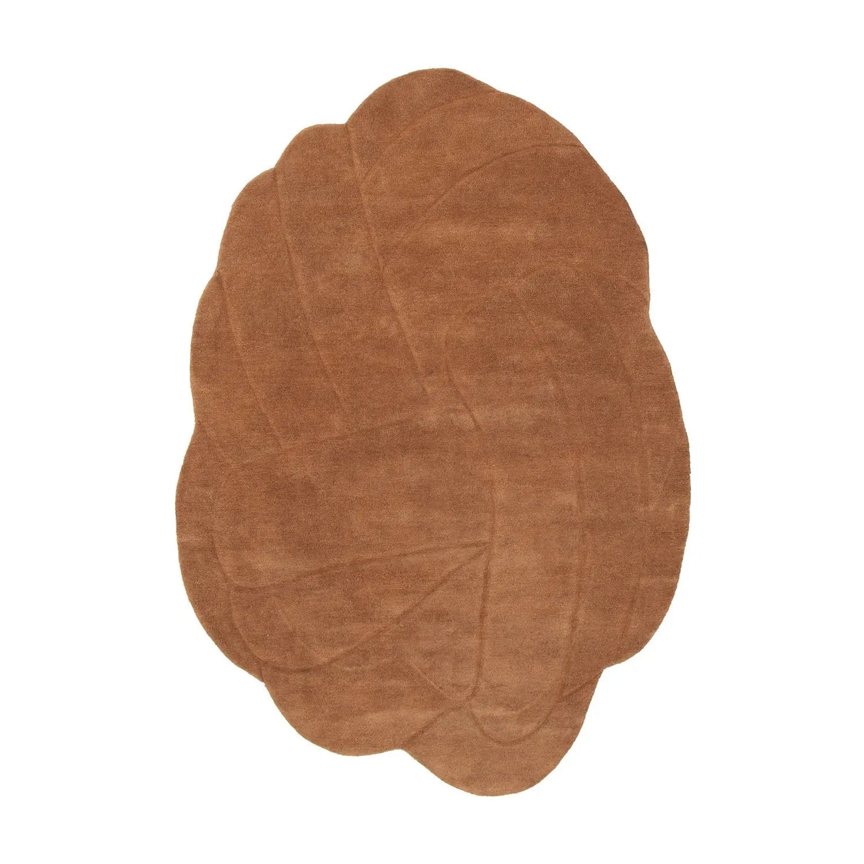 Coral Irregular Wool Rug MYHOMECOLLECTION