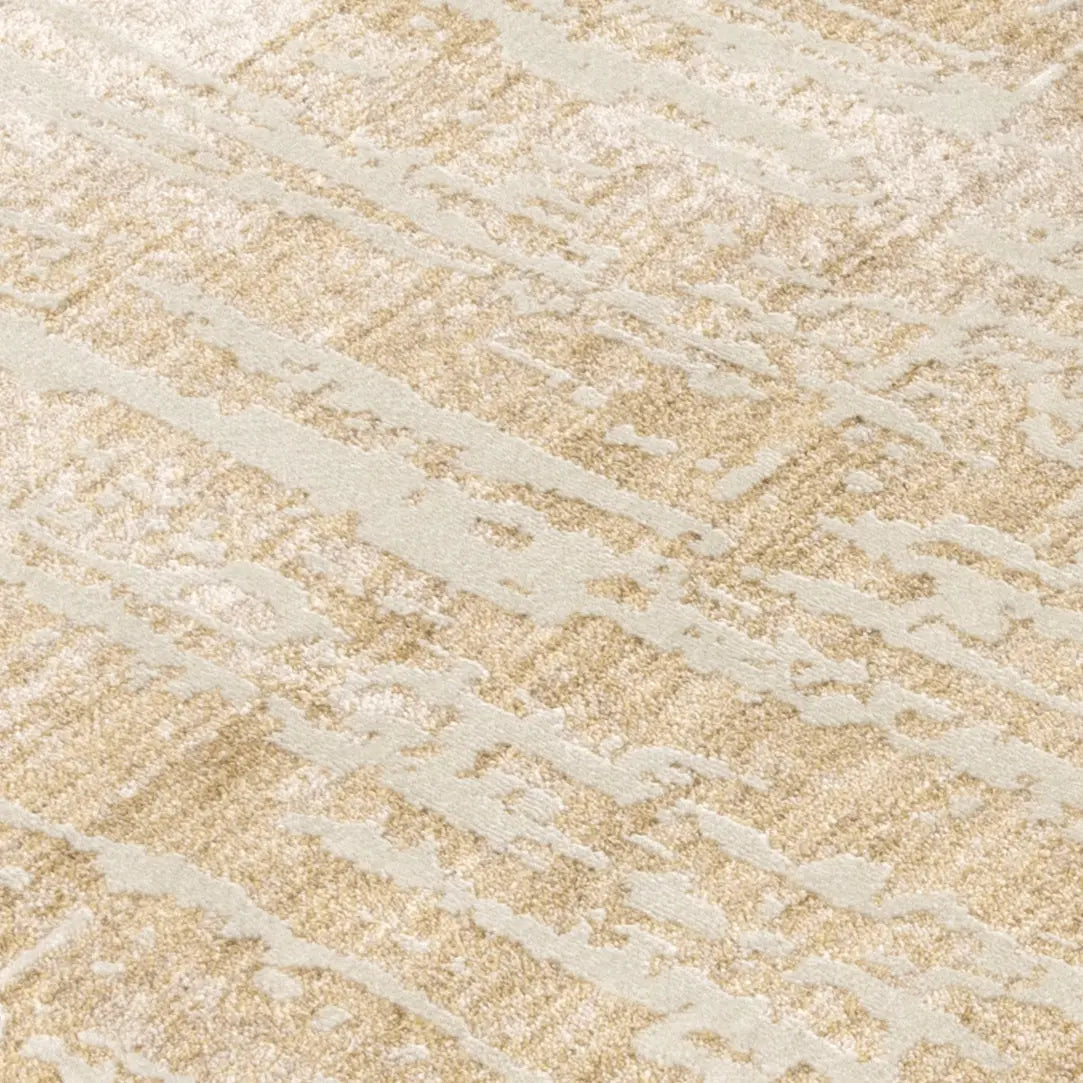Cove Abstract Gold Rug BADE
