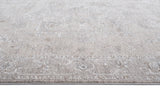 Crucial Distressed Light Grey Transitional Rug Smartex Int