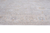 Crucial Floral Grey Transitional Rug Smartex Int