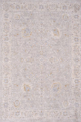 Crucial Floral Grey Transitional Rug Smartex Int