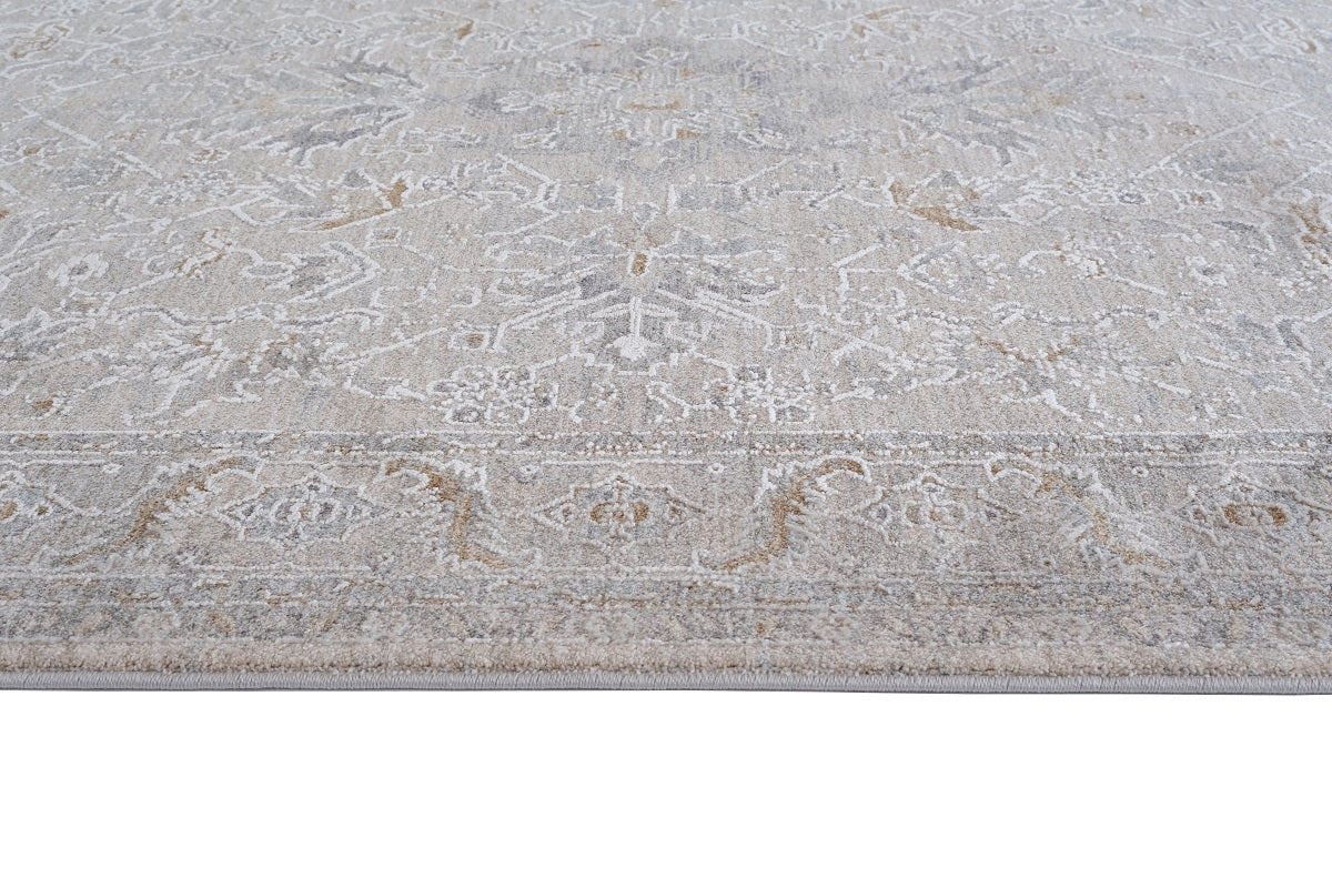 Crucial Light Grey Transitional Rug Smartex Int