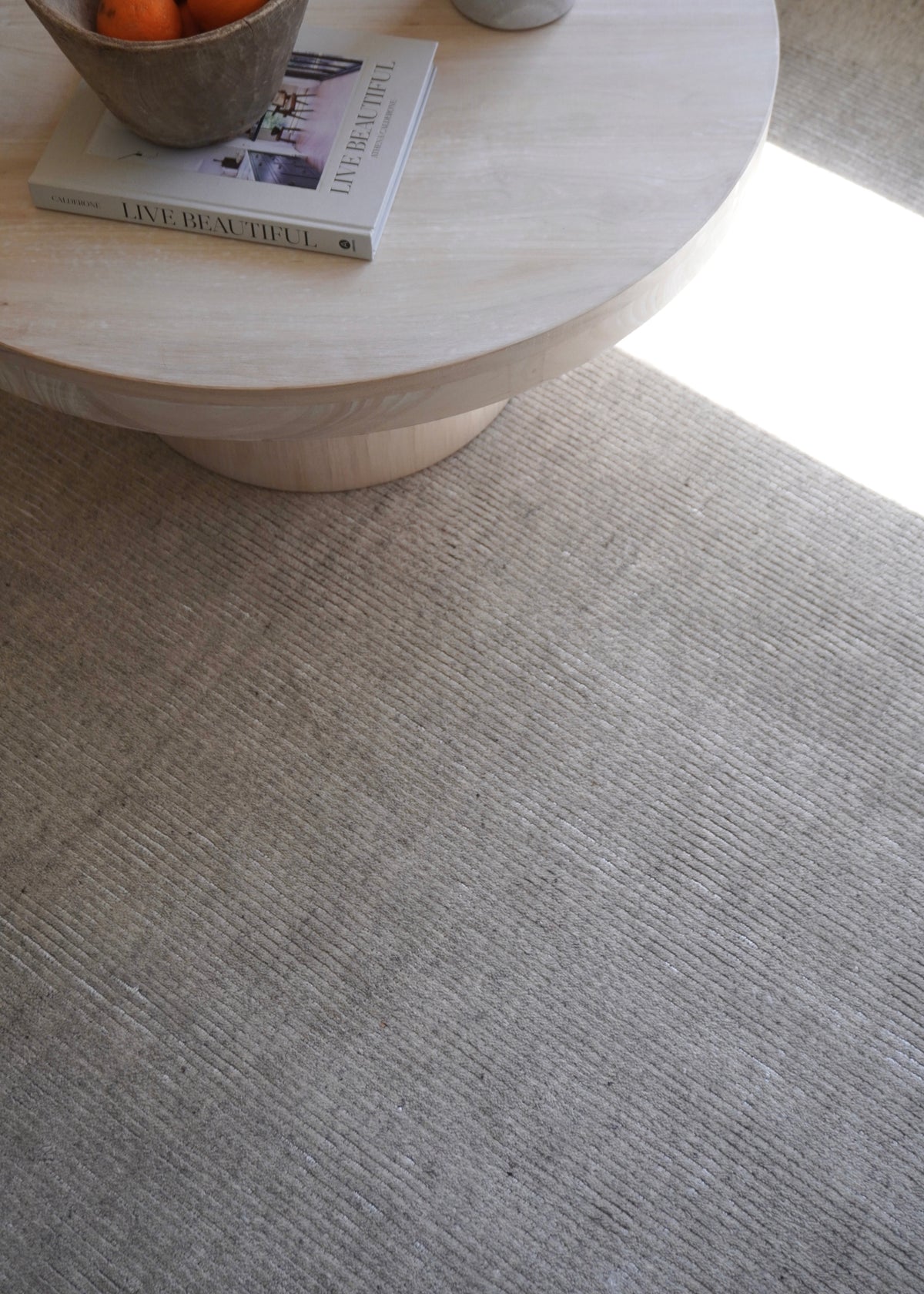 Byron Light Grey Wool Rug