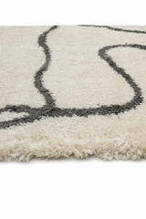 Tilba Flokati Natural Grey