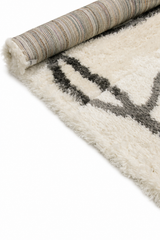 Tilba Flokati Natural Grey