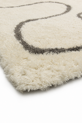 Tilba Flokati Natural Grey