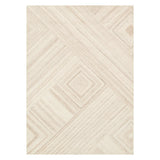 Dove Ivory Beige Wool Rug JAVIHOME