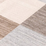 Ember Abstract Ivory Rust Rug BADE