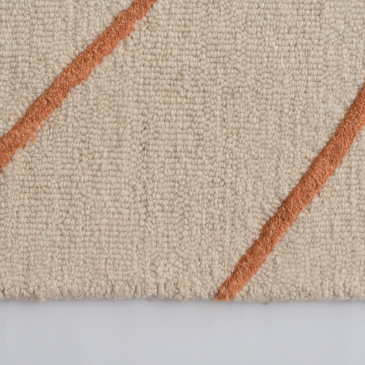 Fabien Handtufted Wool Rust Crossroads