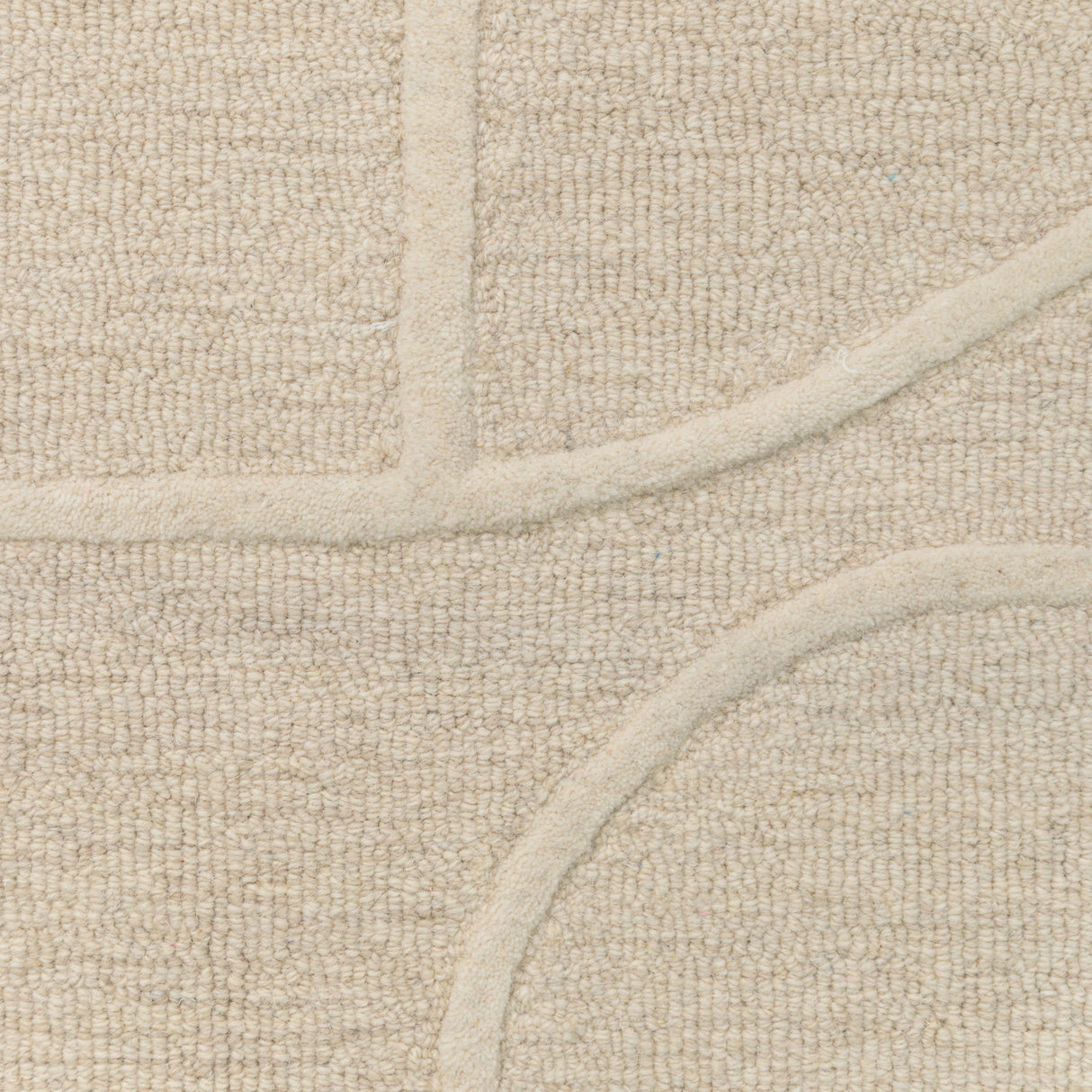 Fabien Handtufted Wool Beige Moon