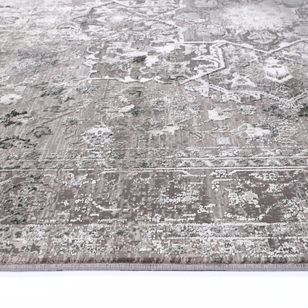 Giorgio Grey & Anthracite Transitional Rug DecoRug
