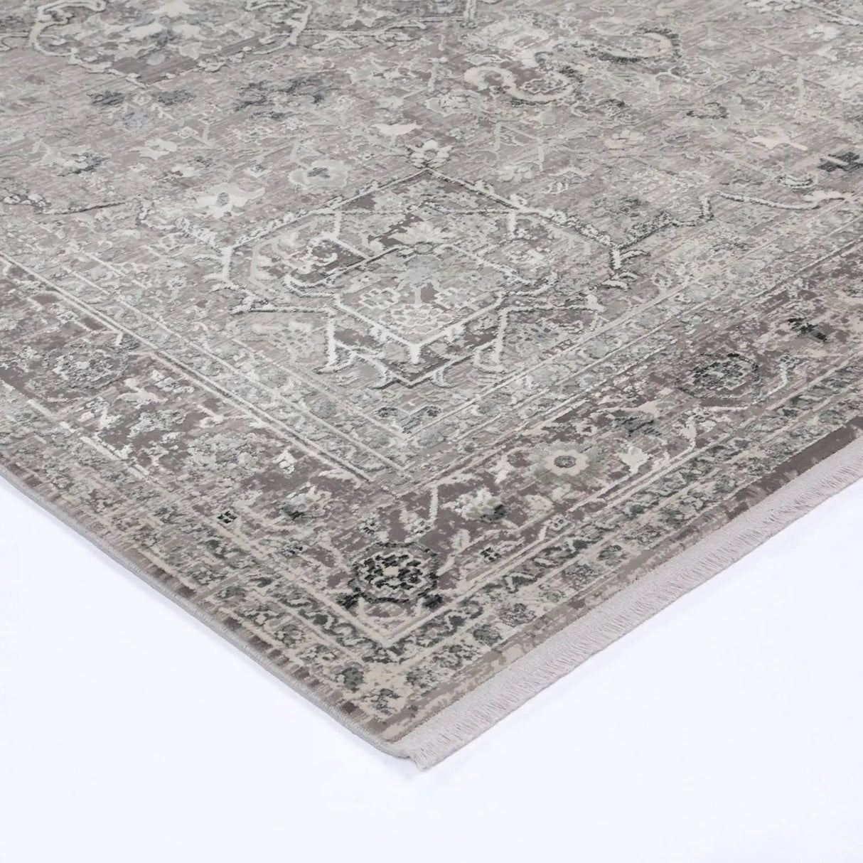 Giorgio Grey & Anthracite Transitional Rug DecoRug