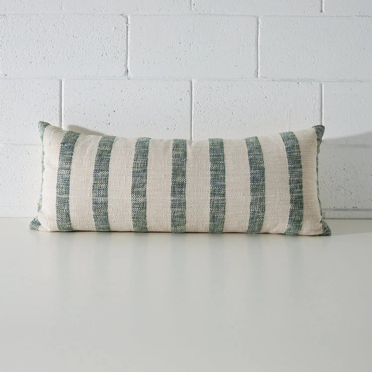 Albina Cushion 35x90cm Ivory/Green CELADON