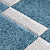 Hamilton Checkered Blue Rug BADE