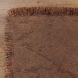 HARYANA STONEWASH PLAIN FRINGED CAMEL