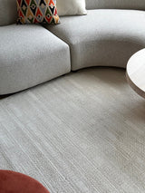 Nyla Mesh Cream Beige Rug - Hv22B