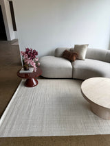 Nyla Frames Cream Beige Rug - Jd02A