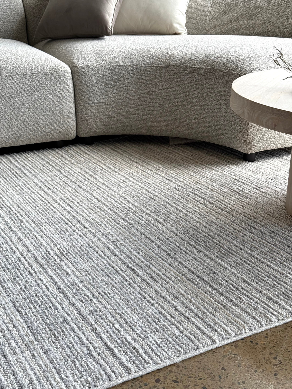 Luna Lines Grey Rug - HK82B