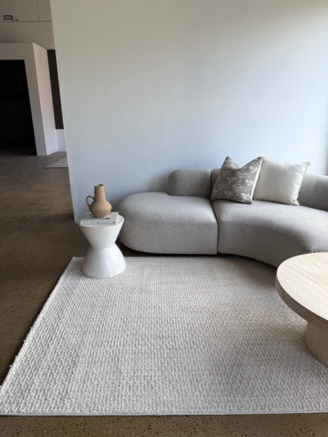 Luna Polyester Machine Made Web  Hp61A Cream Beige