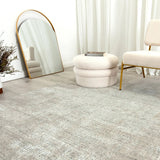 Karus Turquoise Grey Knotted Designer Rug DecoRug