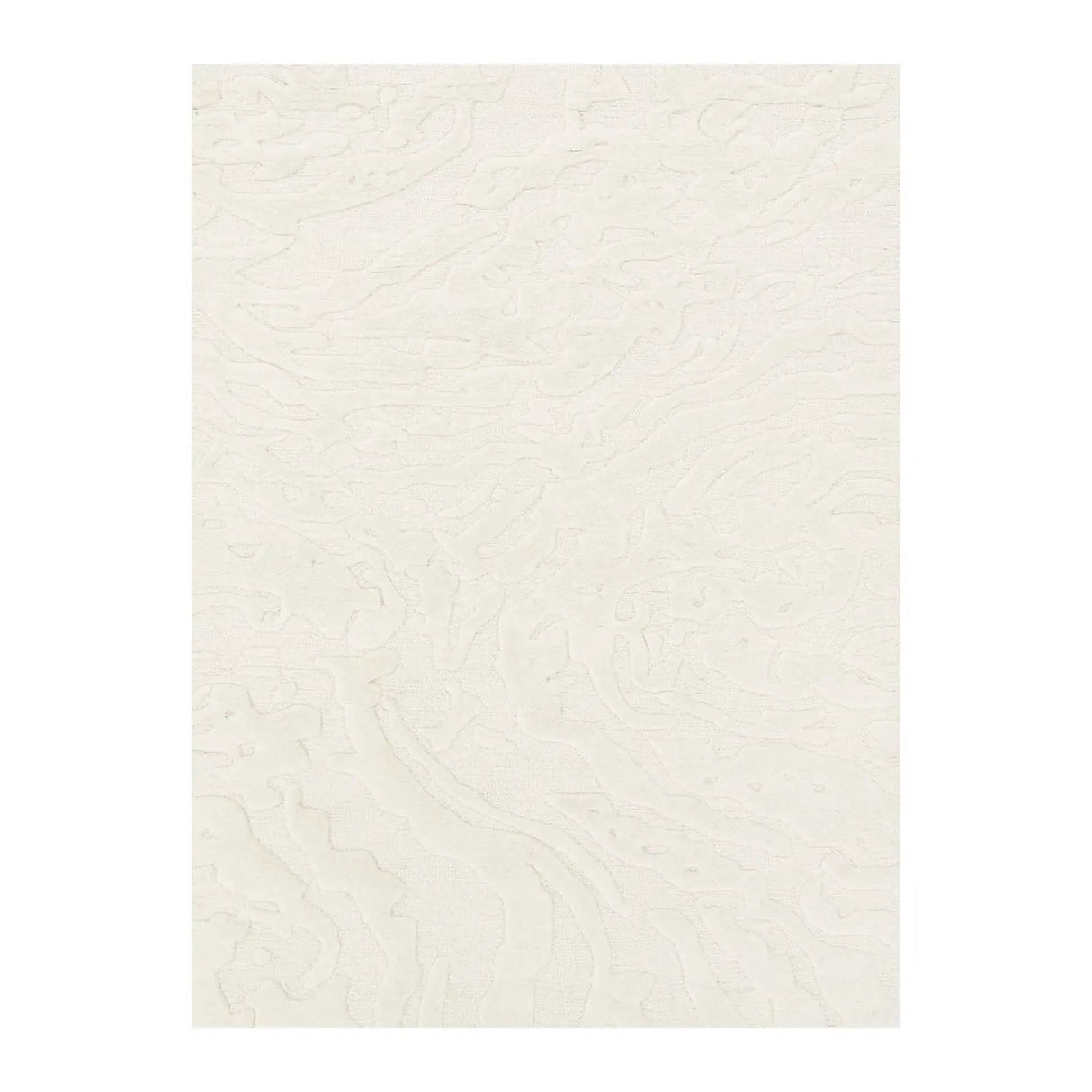 Keith Ivory Wool Rug MAARIA