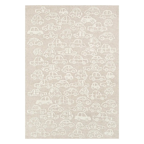 Kelso Natural Ivory Wool Nursery Rug THERUG