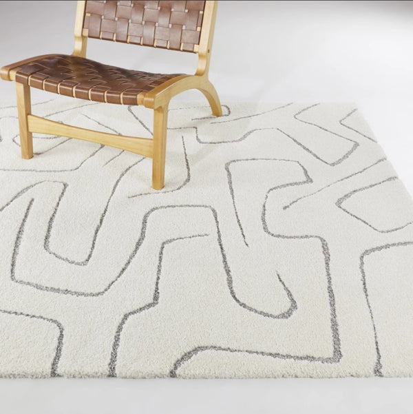 Lilly Abstract Cream Rug