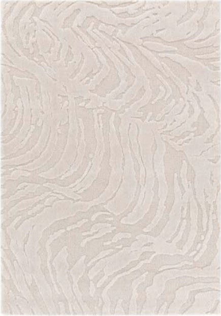 Lilly Sculpted Beige Rug