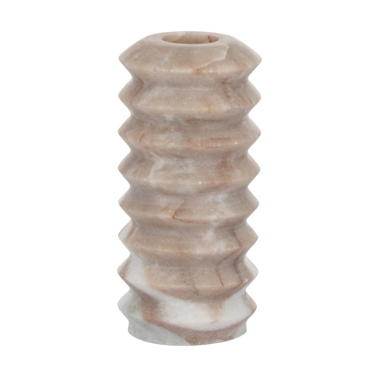 Lizette Marble Candleholder 5.5x12cm# COAST