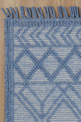 Lumina Blue Transitional Rug BRAVEN