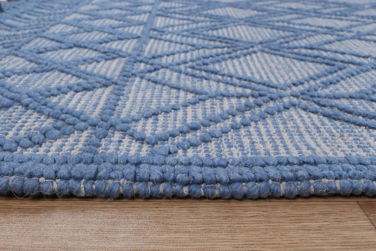 Lumina Blue Transitional Rug BRAVEN