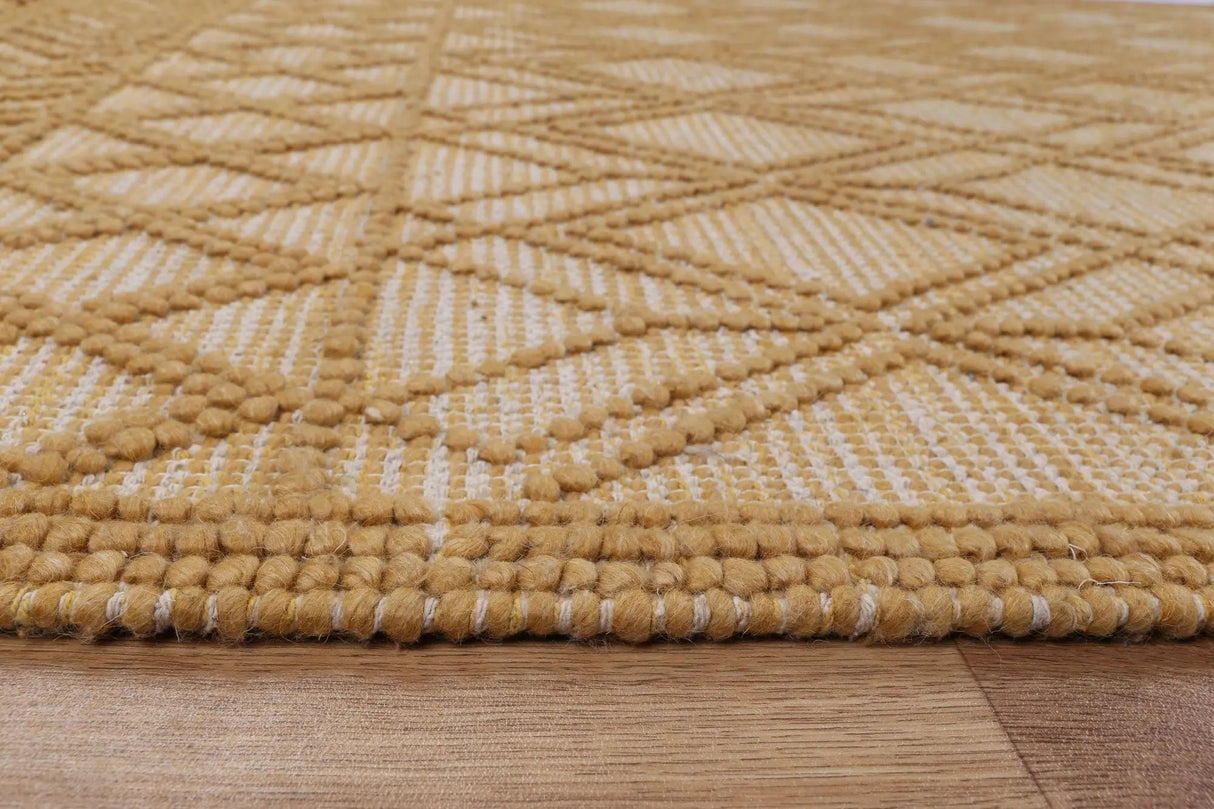 Lumina Mustard Transitional Rug BRAVEN