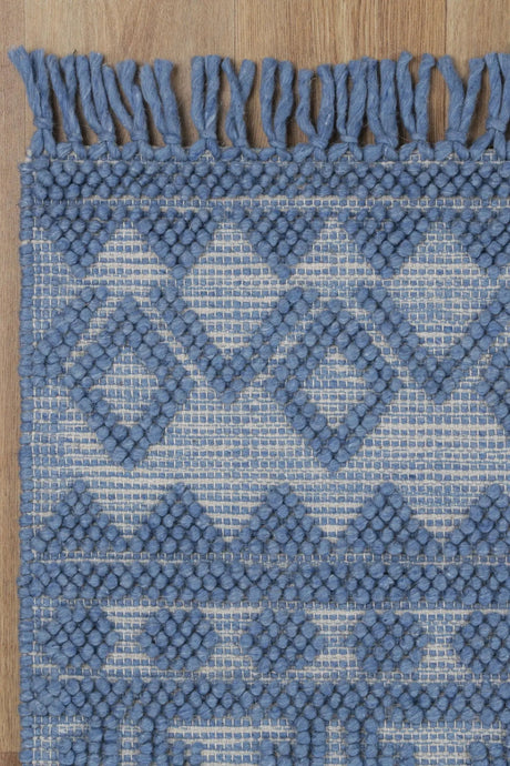Lumina Otto Blue Transitional Rug BRAVEN