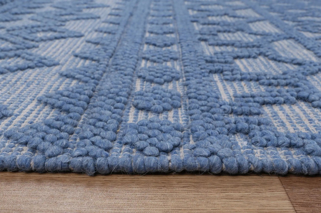 Lumina Otto Blue Transitional Rug BRAVEN