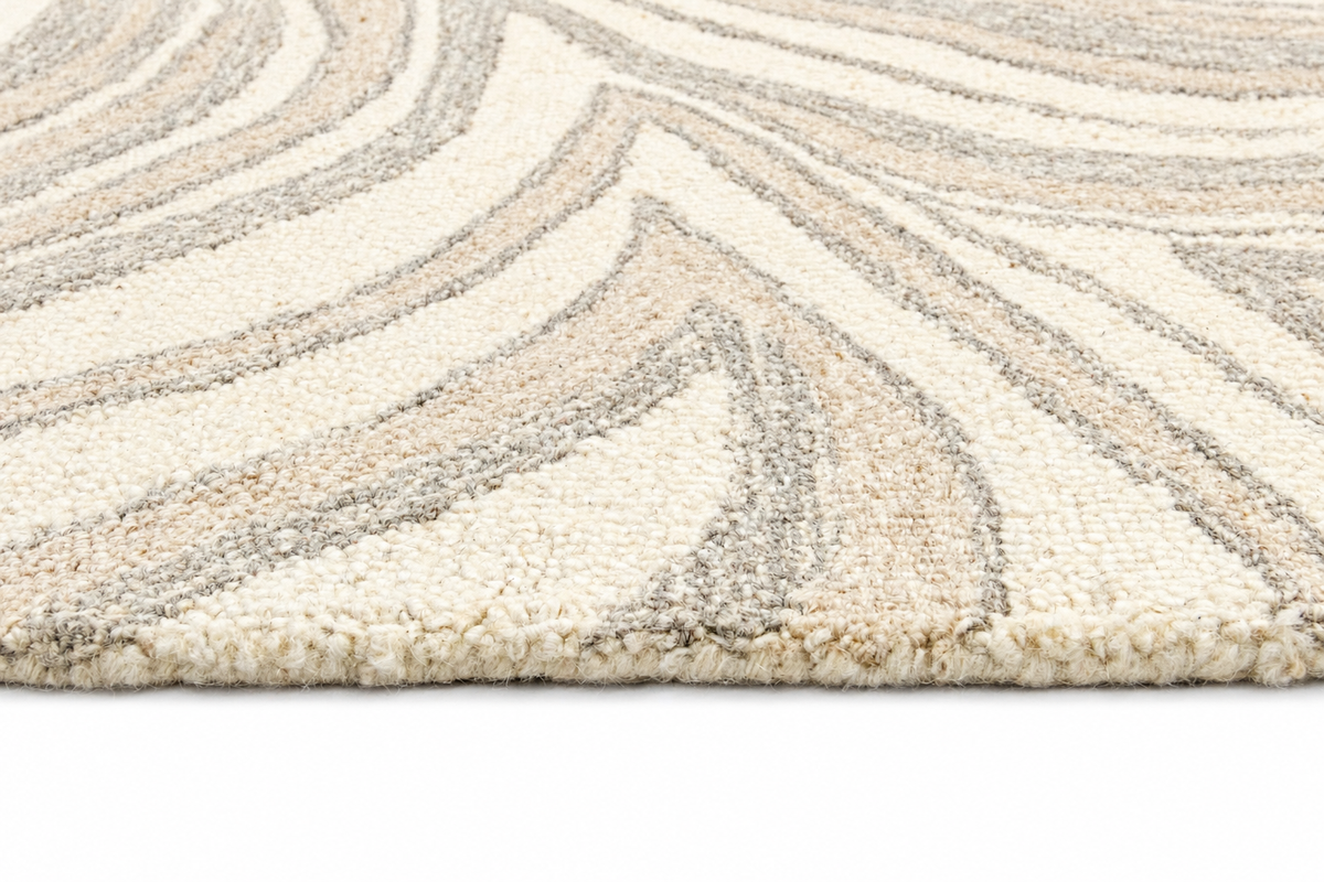 Palemo Polyester&Wool Handtufted Mineral